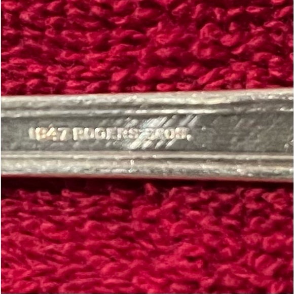 1847 Rogers Bros 3 Serving Spoons - Engraved “D” - Picture 6 of 6